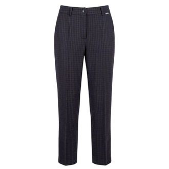 Baldinini Gestreepte Cropped Broek - Dames - Broeken - Blauw - Maat: S Katoen