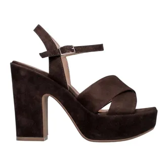 Sangiorgio High Heel Sandals, female, Brown, Size: 10 US 2150Cam Sandal