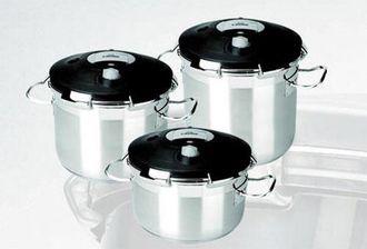 Lacor Olla A Presi&oacute;n Lacor Chef Luxe 50818 Acero Inoxidable 18 Litros