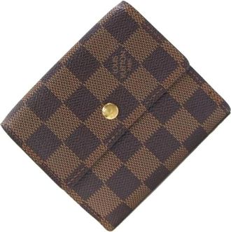 Louis Vuitton Pre-owned Wallets, female, Brown, Size: ONE SIZE Pre-owned Canvas wallets