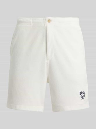 Polo Ralph Lauren Regular Fit Sweatshorts aus Baumwoll-Mix in Weiss, Gr&ouml;&szlig;e XXL