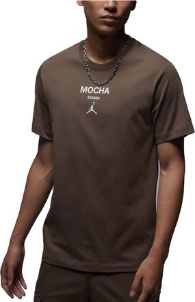 Nike Jordan Air Jordan MOCHA Logo T-Shirt Brown FQ6991-274