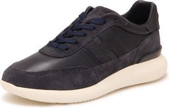 Hogan H709 Allacciato H Banda - - Shoes - Uomo - Blu - 41 1/2 EU