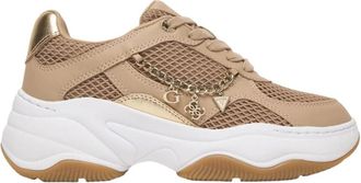 Guess Harpaa Sneakers - Dames - Sneakers - Beige - 39 EU - Polyester - Schoenen