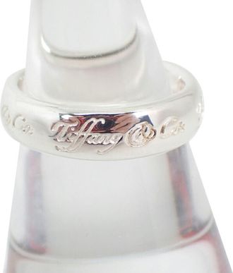 Tiffany & Co. Sterling Silver 925 Band Ring (Pre-Owned)