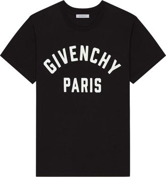 Givenchy EMBROIDERED LOGO T SHIRT Size: XL, colour: BLACK