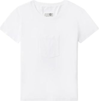 Maison Margiela T-shirt met zakdetail - Wit