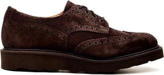 Trickers Bourton Veterschoen - Heren - Veterschoenen - Bruin - 43 EU - Su&egrave;de - Schoenen