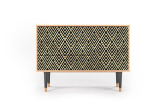 StoryZ Aparador azul 3 cajones y 1 puerta L 115 cm