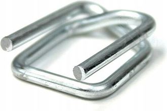 OEM Clips De Alambre Galvanizado Rafael Cb-4 De 13 Mm Para Cintas De Pp Y Pet, 1000 Unidades
