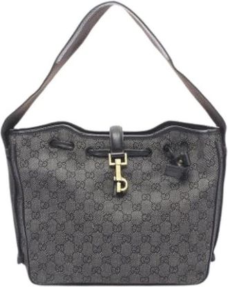 Gucci Bolso de Hombro Vintage Pre-owned - Pre-owned - Mujer - Negro - ONE SIZE