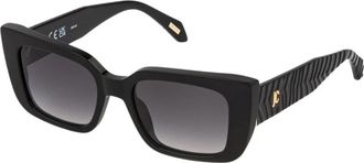 Just Cavalli Sjc 195 Zonnebril - Dames - Zonnebrillen - Zwart - 53 MM - Leer - Accessoires