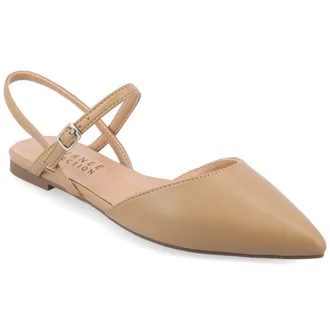 Journee Collection Women & apos;s SuperNatural Shades Martine Medium and Wide Width Flats