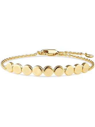 Devata Round Link Chain Bracelet in Gold Plated Sterling Silver in Yellow Gold at Nordstrom, Size 7.5