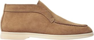 Scarosso Leonarda Su&egrave;de Enkellaarsjes - Heren - Enkellaarsjes - Beige - 39 EU - Su&egrave;de - Schoenen