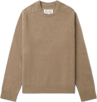 Maison Margiela wool jumper - women - Wool - M - Neutrals