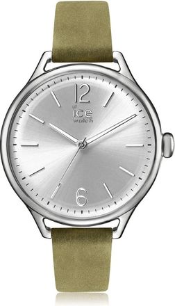 Ice Watch Ice Time - Dames - Horloges - Grijs - ONE Size - Leer - Accessoires