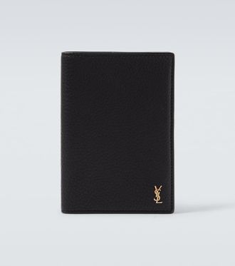 Saint Laurent Cassandre leather card holder