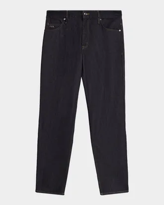 Emporio Armani Denim Mid-Rise Straight-Leg Jeans