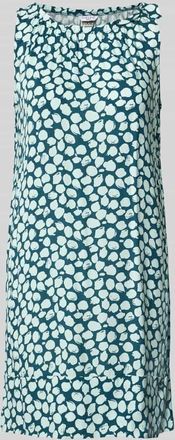 Zabaione Relaxed Fit Midikleid aus reiner Viskose in Marine, Gr&ouml;&szlig;e XXL