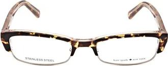 Kate Spade New York Unisex Brown Rectangular Eyeglass Frames JOETTA