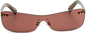 Jacquemus Mirada Zonnebril - Dames - Zonnebrillen - Bruin - ONE Size - Accessoires