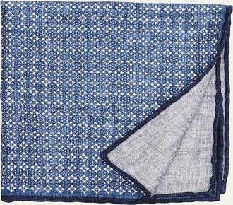 Brunello Cucinelli Mens Double-Face Silk Pocket Square