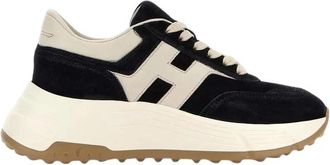 Hogan H669 Allacciato H - Dames - Sneakers - Zwart - 41 EU - Katoen - Schoenen