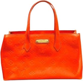 Louis Vuitton Pre-owned Handbags, female, Orange, Size: ONE SIZE Pre-owned Wilshire Vernis Handbag