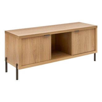 5five Simply Smart Mueble Para Televisi&oacute;n Alvo Rectangular, 39,5 X 122,5 Cm, 2 Puertas, Color Beige - 5five