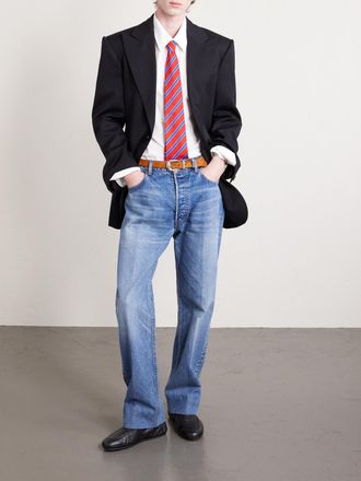 Celine Boyfriend Straight-Leg Jeans