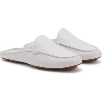 Mango Flat Mule in White at Nordstrom, Size 8.5Us