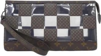 Louis Vuitton Pre-owned Clutches, female, Brown, Size: ONE SIZE Pre-owned Pouch