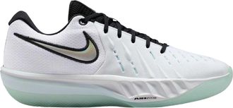 Nike Heren G.T. Cut Academy 2 leren basketbalschoenen (Wit/blauw)