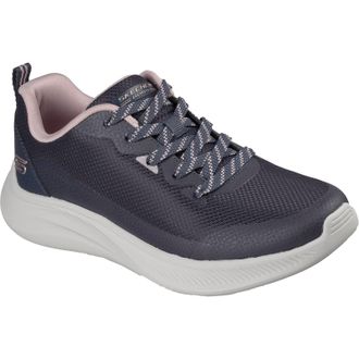 Skechers Bobs Moda Flex Textiel Dames Donkerblauwe Sneakers