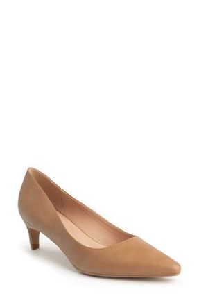 New York & Company Kaelyn Kitten Heel Pump in Tan at Nordstrom Rack, Size 6.5