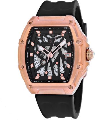 Christian Van Sant Mens Black dial Watch