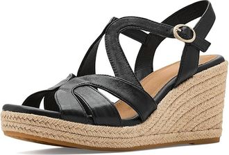 S&ouml;fft Norma Womens Wedge Shoes Black : 7.5 M (B), Leather