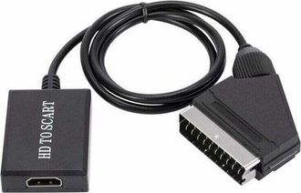 OEM Convertidor Hdmi A Scart - Adaptador De Audio Y Video Hd 1080p Para Decodificador Sky Box Hdmi A Scart