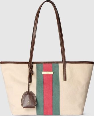 Gucci Tribeca Small Tote Bag, Black, Fabric