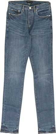 Purple Jeans slim cerati - Blu