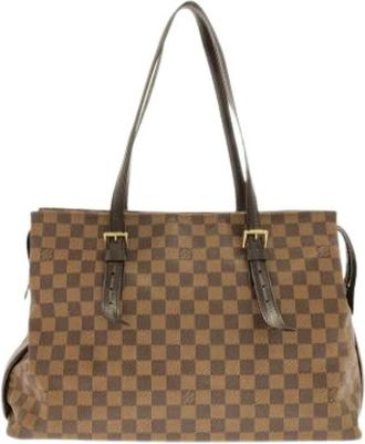 Louis Vuitton Pre-owned Vintage Shoulder Bag - Dames - Vintage Shopper - Bruin - ONE Size - Vintage