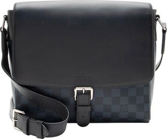Louis Vuitton Black Damier Cobalt Newport Pm (Authentic Pre-Loved)