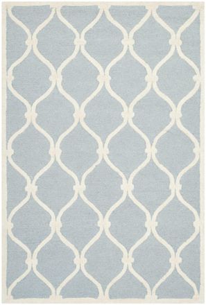 Safavieh Alfombra lana blu/neutrale 122 x 183 cm