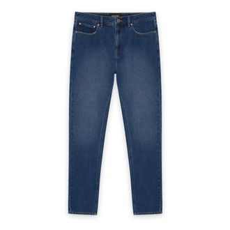 Lyle & Scott Slim Tapered Jeans - Heren - Jeans - Blauw - Maat: W34 L34