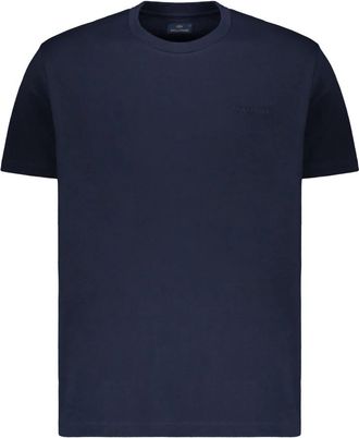 Paul & Shark donkerblauw T-shirt van katoen - Heren - T-shirts - Blauw - S - Katoen - Tops