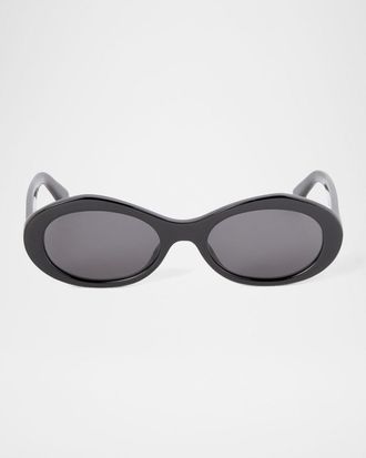 Off-white Men & apos;s Edison Acetate Oval Sunglasses