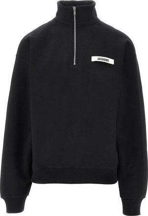 Jacquemus Gros Grain half-zip sweatshirt Man XL