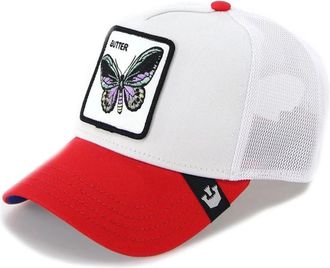 Goorin Brothers Animal Farm Trucker Cap Butterfly Red - Dames - Petten - Veelkleurig - ONE Size - Katoen - Accessoires