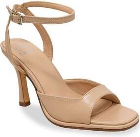 Chase + Chloe by Intouch Footwear Open Toe Ankle Strap Sandal in Nude at Nordstrom Rack, Size 7.5